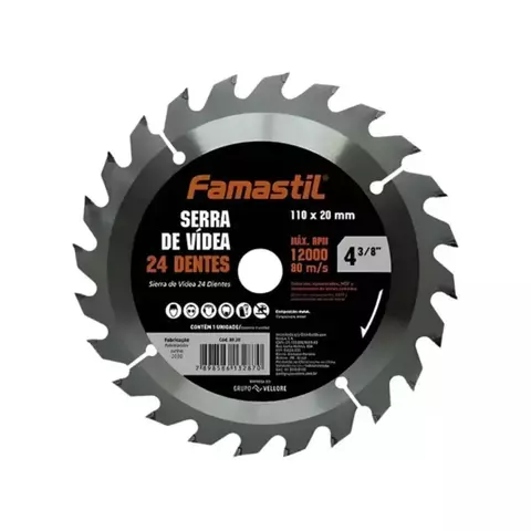 DISCO SERRA WEDEA 110X20MM -FAMASTIL