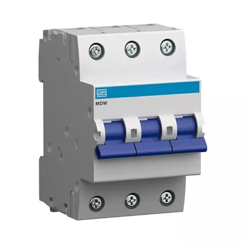 DISJUNTOR TRIPOLAR 63A CURVA C 3KA DIN -WEG