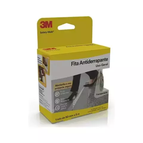 FITA ANTIDERRAPANTE 50MM X 5M TRANSP SW -3M