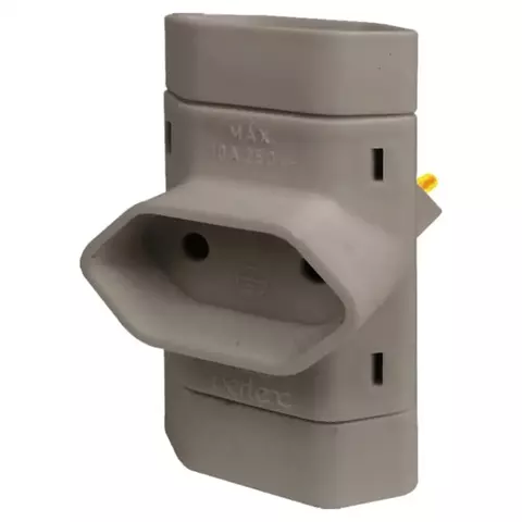 PINO 3 SAIDAS T 2P 10A 250V CZ -PERLEX