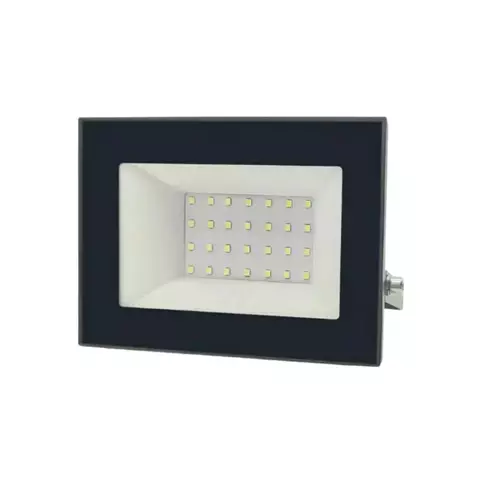 REFLETOR LED 50W AM 3000K SLIM PT -AVANT