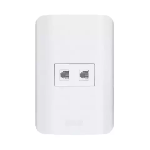 TOM EMB 2 RJ11 + RJ45 BR 4X2 8518 MARES -ROMAZI