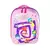 MOCHILA INFANTIL DIVERTIDAMENTE ROLETA ROSA