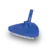 LIMPIAFONDO TRIANGULAR CON CEPILLOS DE PP - comprar online