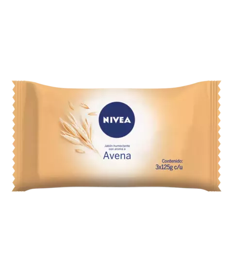 Jabon de Tocador Nivea Avena 3 en 1 - comprar online