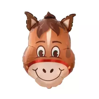 Globo Metalizado Silueta 15" (40cm) Caballo x1u - comprar online