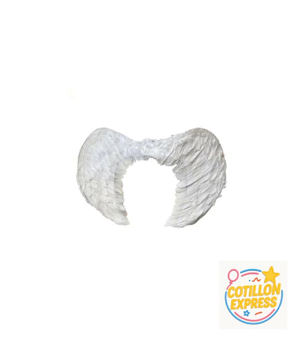 Alas de Angel con Plumas Blanca 60x44cm x1u - comprar online