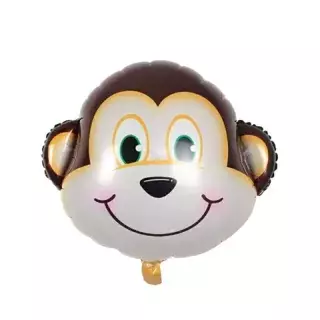 Globo Metalizado Silueta 15" (40cm) Mono x1u - comprar online