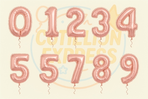 Globo a Granel Metalizado Rosa Gold 16" (40cm) x1u - comprar online