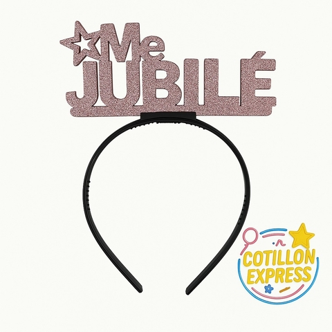 Vincha Me Jubile Rosa x1u