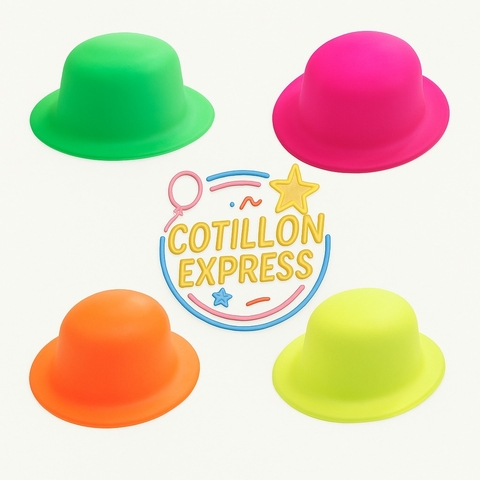 Sombrero Bombin Liso Fluo x12u - comprar online