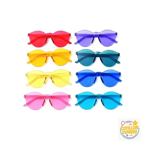 Anteojo Acrilico Redondo x1u surtidos - comprar online