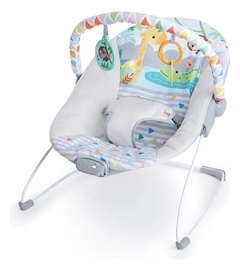 Silla Mecedora Para Bebé Bright Starts Safari Fun Gris - Mi tiendaviza plus