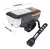 LUZ DELANTERA CON CARGA SOLAR CON BOCINA - TOTAL BIKES
