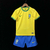 Camisa + Shorts Infantil Seleção Brasileira - Amarela - comprar online