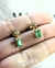 Aretes de Oro 18k,esmeraldas y diamantes en internet