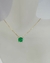 Dije en oro 18k y esmeralda de 1 ct - comprar en línea