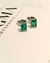 Aretes de Oro blanco 18k y esmeraldas en internet