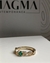 Anillo compromiso oro 18k esmeralda y diamantes en internet
