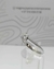 Anillo solitario Oro blanco 18k y Diamante Natural de 0,30 Ct en internet
