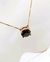 Dije en Oro Rosado 18k y Diamante Negro - comprar en línea
