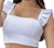Cropped Feminina com Alcinha e Babado - bruzinhafeminina