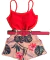 Conjunto Feminino Regata com Bojo e Short com Cinto na internet