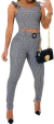 Conjunto Feminino Xadrez Top e Calça - comprar online