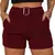 Short Feminino Cinto e Fivela Bermuda Crepe com Bolso e Cintura Alta - comprar online