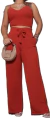Conjunto Feminino Duna Areia Calça Pantalona e Cropped com Bojo na internet