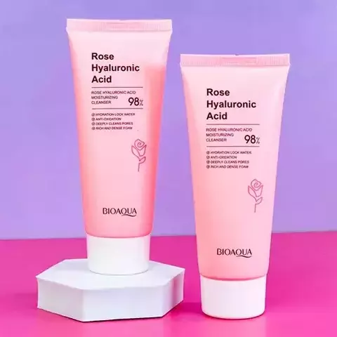 Jabón de Rosas y Acido Hialuronico Bioaqua