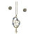 Imagem do Conjunto Kit Colar E Brinco Nossa Senhora Banhado Ouro 18k