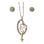 Conjunto Kit Colar E Brinco Nossa Senhora Banhado Ouro 18k - comprar online