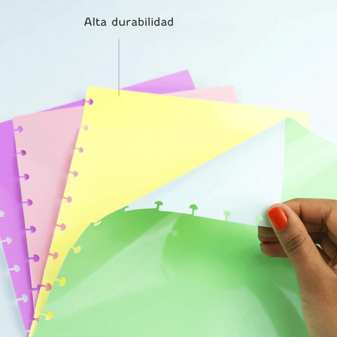 Divisores CI A5 Pastel x4 - Organización visual - comprar online