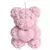 Osito Rosa Bouquet Tendencia - Vela Osito de Rosas color Rosa - comprar online