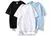 Camisa masculina moda sólida básico solto hip hop manga curta - GBShop