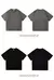 Camisa masculina moda sólida básico solto hip hop manga curta