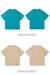 Camisa masculina moda sólida básico solto hip hop manga curta - GBShop