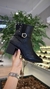 BEBECE BOTA CANO CURTO NAPA SKIN SOFT PRETO / OURO / PRETO / FORR - comprar online