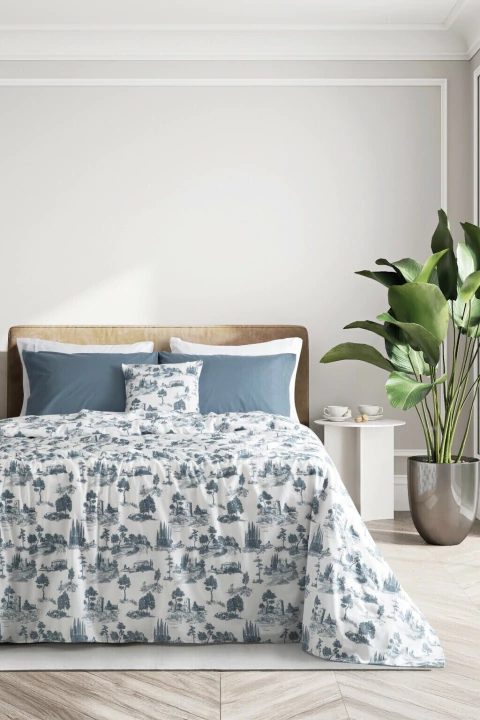 Juego de Sábanas Estampadas Lilia - Línea Nativa - Percal 150 Hilos - comprar online