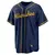Camisa MLB Milwaukee Brewers Navy Alternate Torcedor