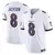 Camisa NFL Baltimore Ravens Lamar Jackson 8 Limited Jersey Branca