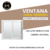 Ventana doble hoja corrediza 1000 x 900 aluminio blanco - comprar online