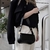 Bolsa baguete & crossbody preto - comprar online
