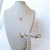 Conjunto Solitário de Zircônia Lilás