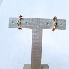 Brinco Ear Cuff Arco-Íris - LAMARAN