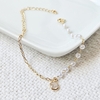 Pulseira Duo Pérola e Zircônia - comprar online