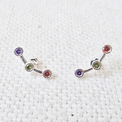 Brinco Ear Cuff Arco-Íris na internet