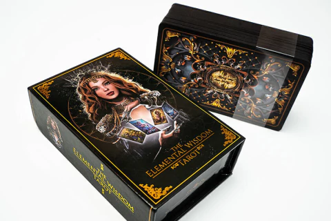 The Elemental Wisdom Tarot Original 12 Cm Bordes Negros - comprar online