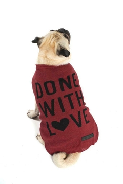 Sweater Done With Love - B&P - Huella Tienda de Mascotas